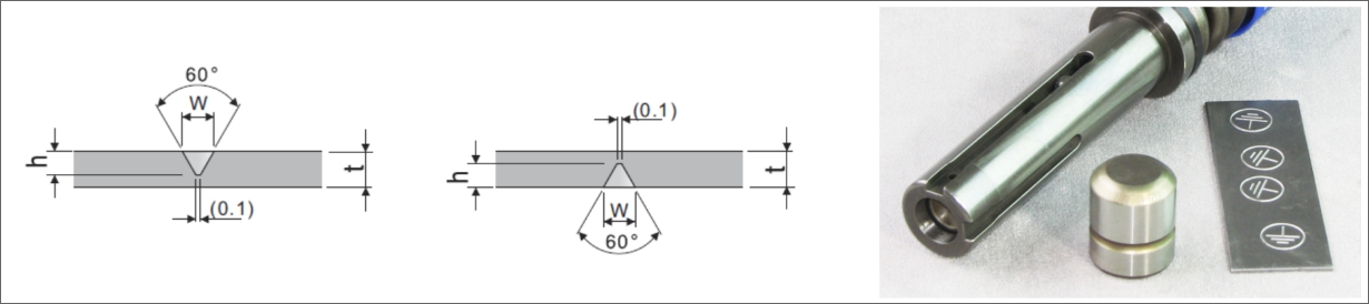 THICK TURRET MARKING sample