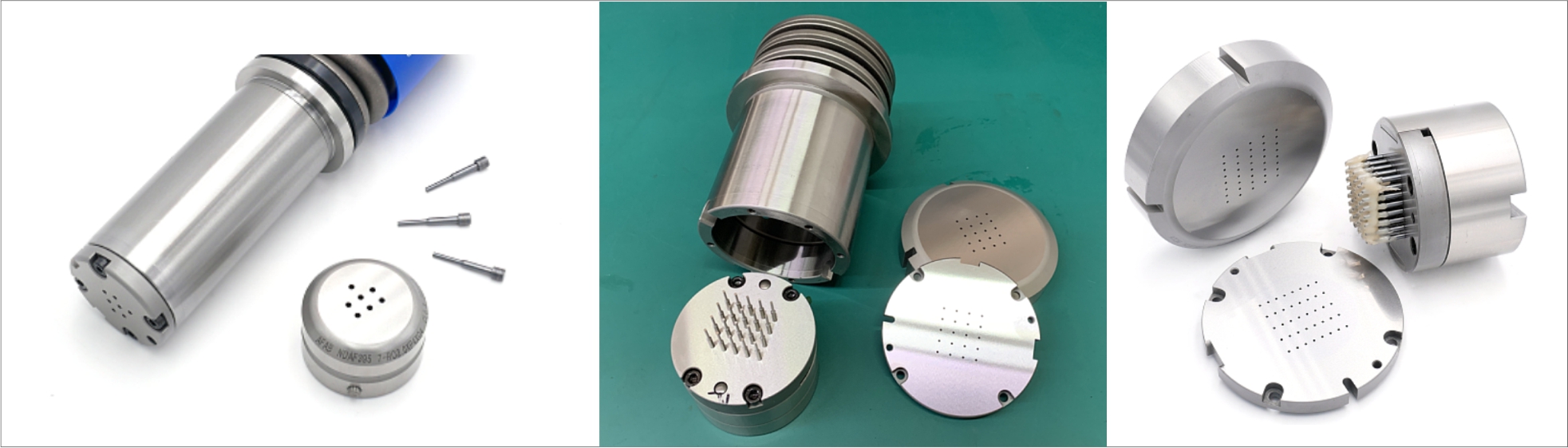 Thick turret cluster fully guided