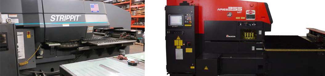 Thin turret machine