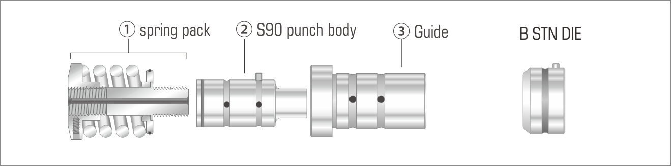 THIN TURRET B STN S90