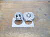 Trumpf-style rolling flare wheel tool assembly and scratch-free flared circular openings on sheet metal